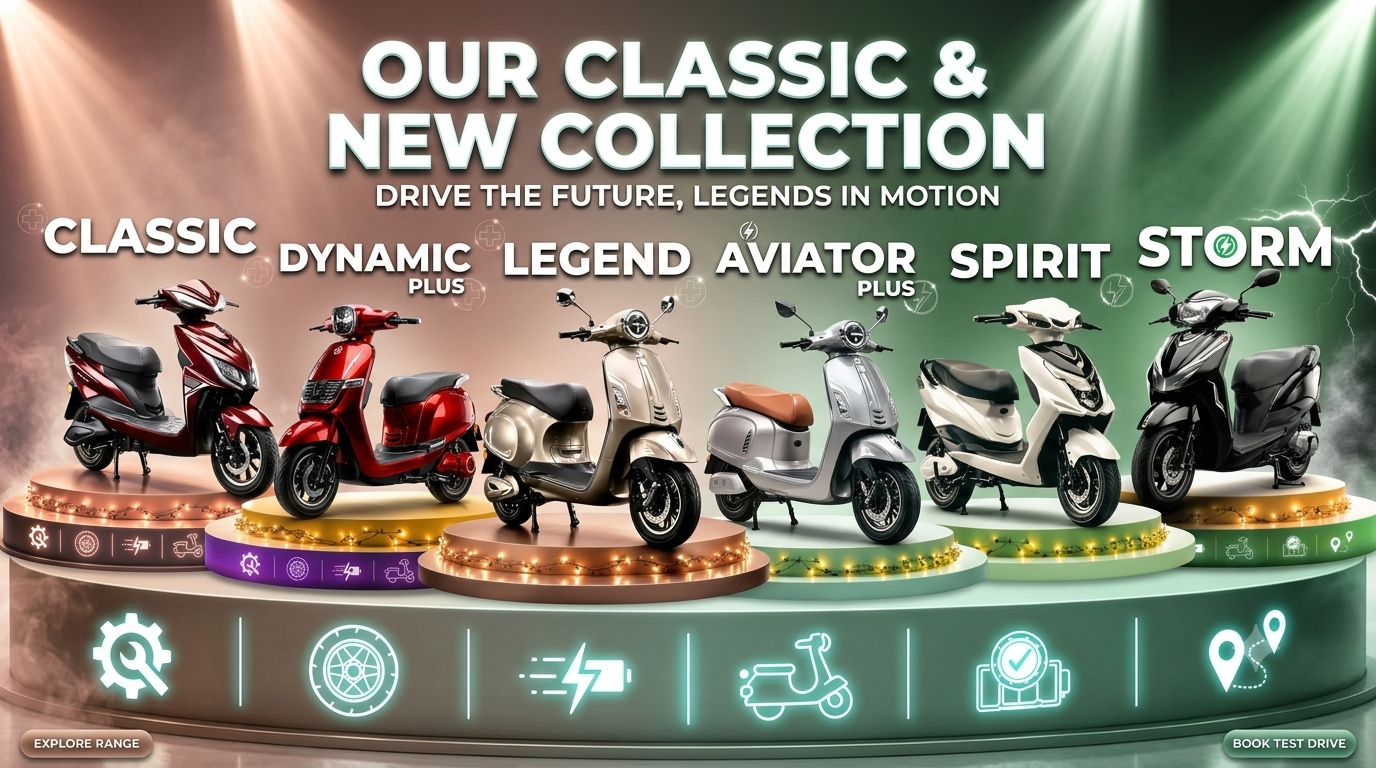 Stylish scooter and urban mobility